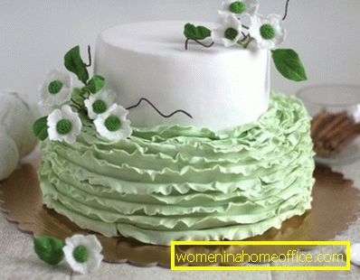 Bijela glazura za tortu: recept s fotografijom