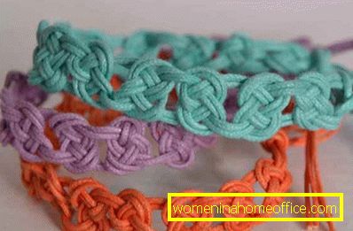 Narukvice od makrame: tehnika tkanja