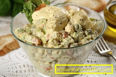 Glavna salata s piletinom: klasici i suvremenici